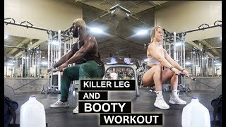 Killer Leg Day & Butt Workout With Haleigh