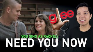 Need You Now (Puck Part Only - Karaoke) - Glee Version