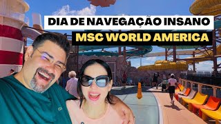 O dia mais agitado com ATRAÇÕES e SHOWS | MSC World America