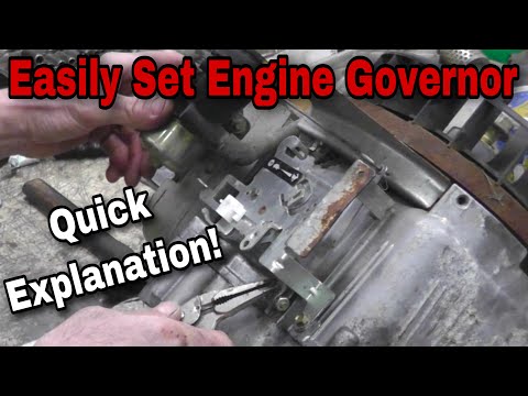 How To Properly Set the Governor On A Small Engine - With Taryl