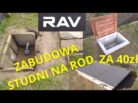 Zabudowa studni głębinowej na działce ogrodowej ROD.