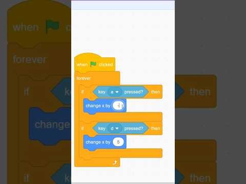 Silky smooth Movement in Scratch #shorts