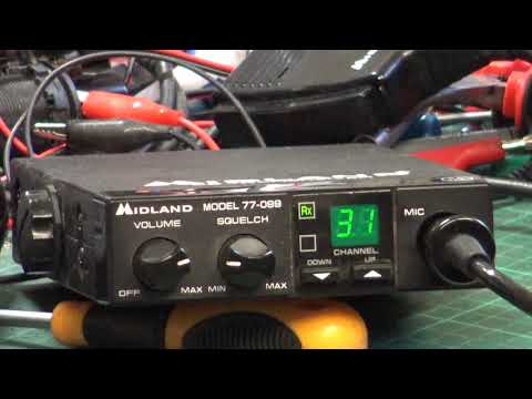 Midland 77-099 CB27/81 UK FM CB radio - On The Air test