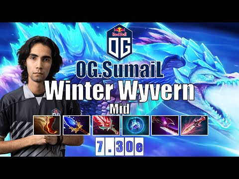 Winter Wyvern Mid | OG.SumaiL | 21 KILLS WINTER WYVERN BACK TO MID | 7.30e Gameplay Highlights