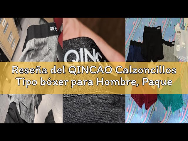 Vídeo relacionado con QINCAO Calzoncillos Hombre Boxer, Pack de 6 Unidades, Algodón Cómodo, Buen Ajuste y Diseño Sencillo sin Logo