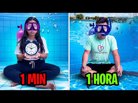 1 MINUTO, 10 MINUTOS OU 1 HORA