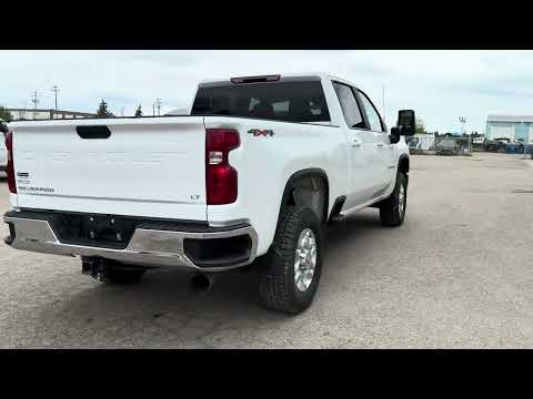 2025 Chevrolet Silverado 3500HD 4WD Crew Cab Standard Box LT in White for sale at Bannister Chevrolet Buick GMC Ltd Edson in Edson, AB