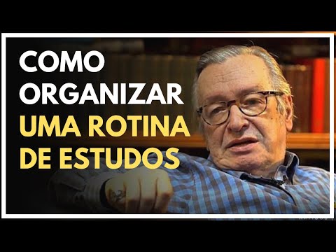 COMO MONTAR UMA ROTINA DE ESTUDOS - OLAVO DE CARVALHO