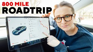 Taking a Tesla Model Y on a 800 Mile Road Trip