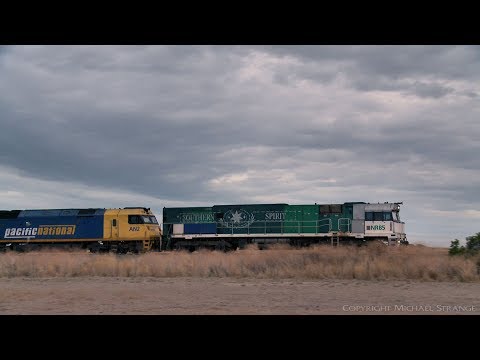 5MA5 Pacific National Container Train With NR85 "Southern Spirit" (22/2/2018) - PoathTV Railways