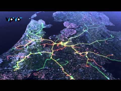 Verkeersdrukte in Bunschoten-Spakenburg