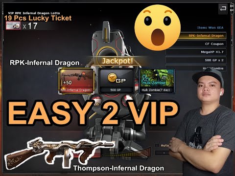EASY WIN 2 VIP | RPK & THOMPSON INFERNAL DRAGON | CROSSFIRE PHILIPPINES