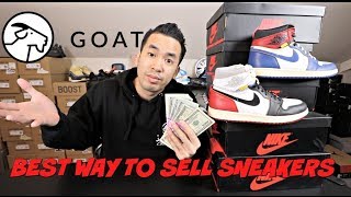 WHY IM ONLY SELLING ON GOAT APP ?!! | BEST / SAFEST  WAY TO MAKE MONEY RESELLING