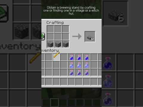 Minecraft brewing stand #Shorts #Minecraft #gaming #howto #potions
