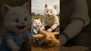 They Laughed at Our Cardboard Plane… So We Built a Jet #shorts #aicat #dream