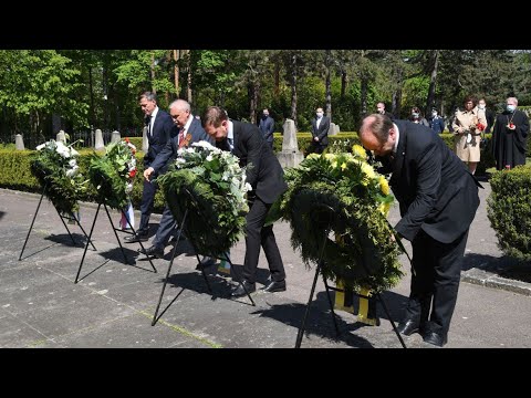 "8. Mai war Tag der Befreiung vom Nationalsozialismus" - Gedenken des Landtagspräsidenten in Dresden