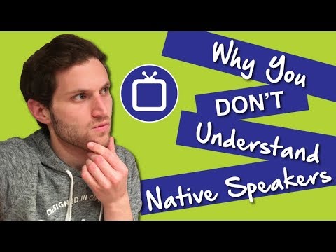 なぜネイティブスピーカーを理解できないのか？ (Why Can't You Understand Native Speakers?)