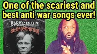 BARRY McGUIRE EVE OF DESTRUCTION REACTION - First time hearing