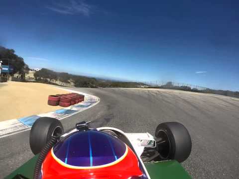 Zak Brown - Williams FW07 lap of Laguna Seca