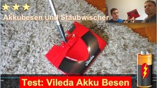 Test: Vileda Akku Besen 2 in 1 Akkubesen und Staubwischer