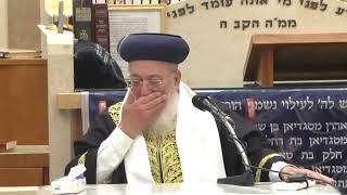 הראשון לציון הרה'ג שלמה עמאר שליט'א  •  שלוש פעמים בשנה יראה כל זכורך את פני ה' אלקיך