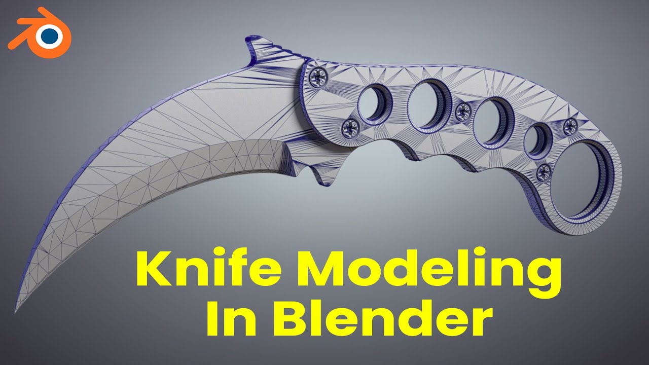 Knife Modeling in Blender