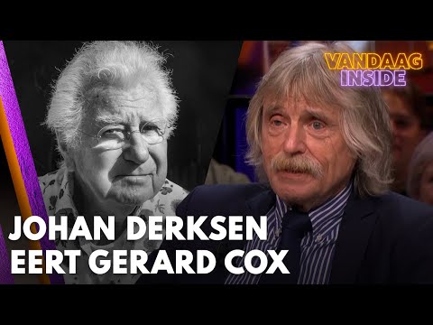 Johan Derksen eert Gerard Cox: 'De laatste man die altijd alles durfde te zeggen' | VANDAAG INSIDE
