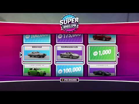 125 000 CR and car per 5 second in Forza Horizon 5