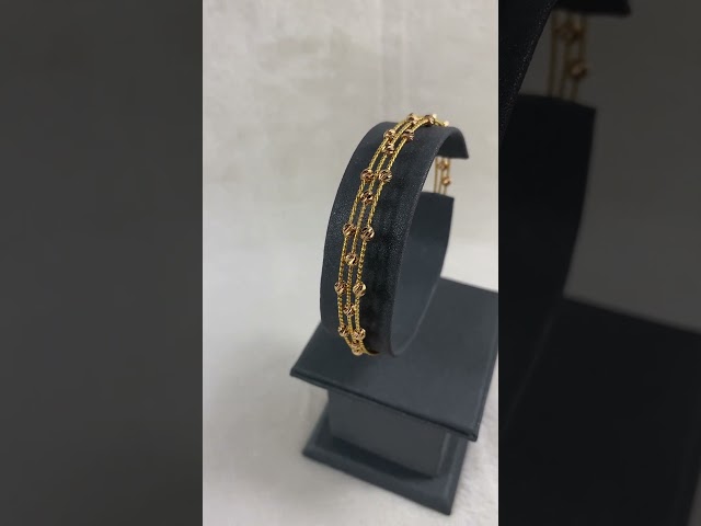 اسوارة واقفة ذهب عيار 21