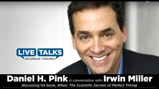 Daniel Pink in conversation with Irwin Miller at Live Talks Business Forum