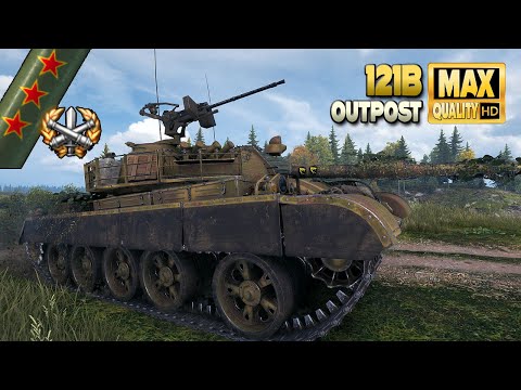 121B: 3rd MOE battle on map Outpost - World of Tanks