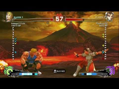 kawagu111chi [Cody] vs Playerjun52 [Chun] SSF4 Japanese Online Ranked Matches - TRUE-HD