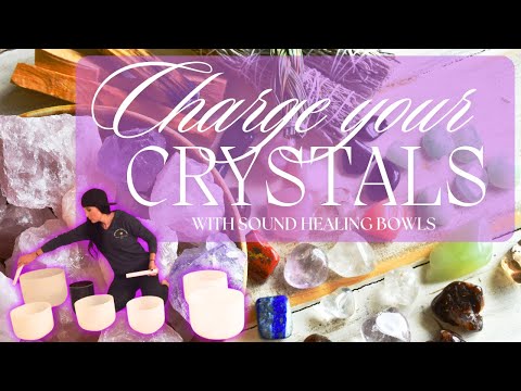 Cleanse Your Energy & Charge Crystals with Quartz Singing Bowls | High Frequency 432Hz Sound Healing