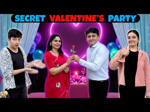 SECRET VALENTINE'S PARTY | Ep 800 | Family Celebration Vlog | Aayu and Pihu Show