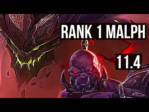 MALPHITE vs SION (TOP) | Rank 1 Malph, 8/4/17, Rank 26 | NA Challenger | v11.4