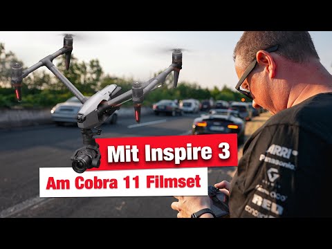 Using the DJI Inspire 3 on the set 🎬 of Alarm für Cobra 11 🐍