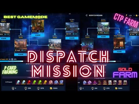 DISPATCH MISSION - BEST GAMEMODE IN THE GAME ??- CTP / P CARD / GOLD FREE FARM | Marvel Future Fight