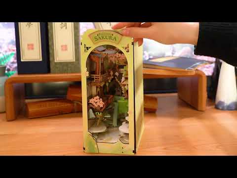 Промо  Falling Sakura Book Nook Rolife Robotime TGB05