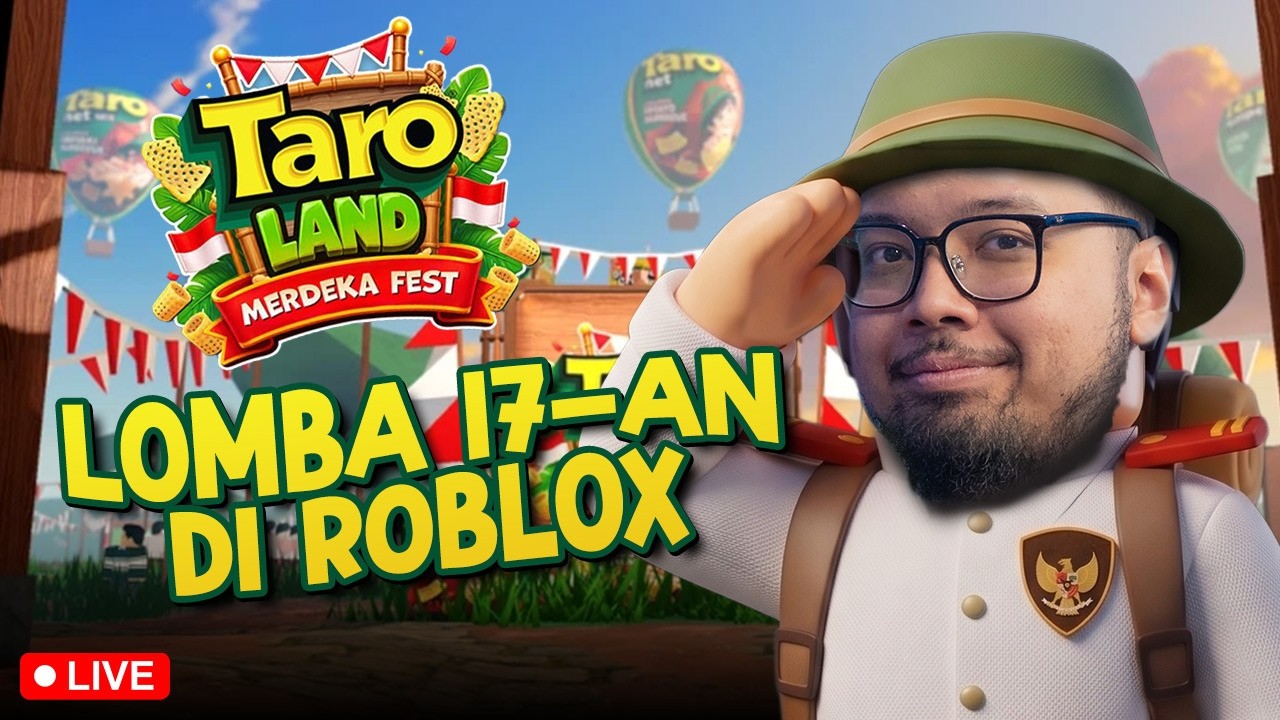Lomba 17 Agustusan di Roblox Taro Land Merdeka Fest!