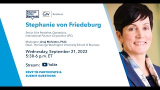 video - George Talks Business with Stephanie von Friedeburg