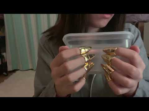 asmr with artificial fingers or finger cuffs(？)