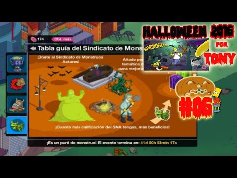 Los Simpson Springfield "Halloween'16: Cap. 6 - El Sindicato Monstruos Actores (Nivel 1)" por Tony