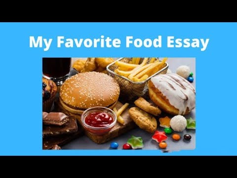 Paragraph/lines/essay on "MY FAVORITE FOOD". Let's Learn English and Paragraphs. Video