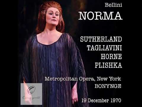 Joan Sutherland - “Sediziose Voci..Casta diva..Ah bello a me ritorna” (MET, 19/12/1970)