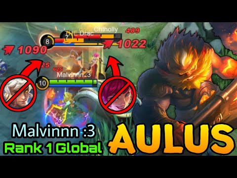 Big Hammer Big Damage!! Aulus is Unstoppable! - Top 1 Global Aulus by Malvinnn :3 - MLBB