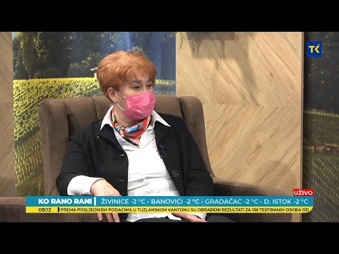JUTARNJI PROGRAM RTVTK: PRIM.DR. SELMA ALAJBEGOVIĆ-PEDIJATAR KLINIKE ZA DJEČIJE BOLESTI UKC-A TUZLA