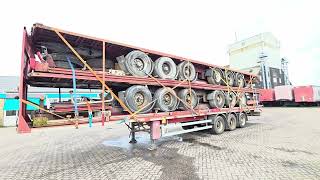 العربات نصف المقطورة عربة مقطورة مسطحة General Trailer SMB - DISC Stack of 5 3-axle flatbed trailers &ndash; Air susp | صورة 4 - Autoline