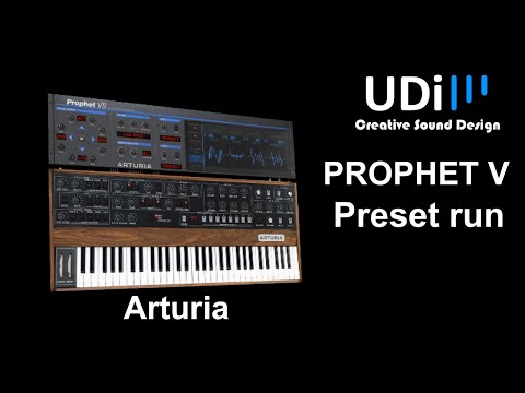 Arturia Prophet V  - Preset Run