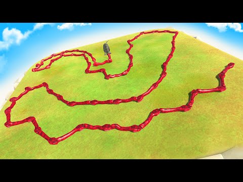 This is the WORLD'S LONGEST Creature - Animal Revolt Battle Simulator ARBS