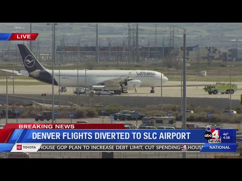Voos de Denver direcionados para o Aeroporto Internacional de Salt Lake City devido a ventos fortes